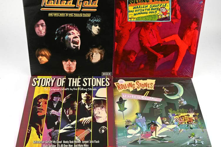 A Rolling Stones album collection contained 60 LPs.
