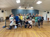 Pickleball open day draws English mixed doubles champions