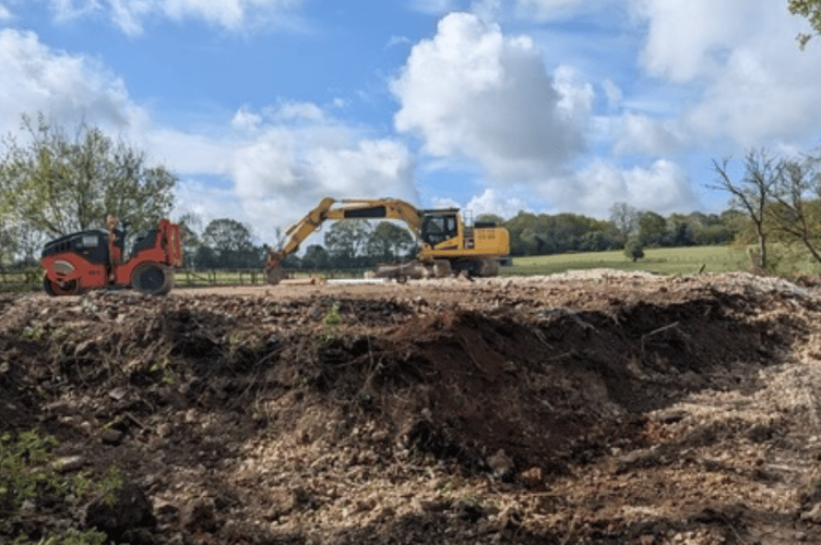 Land west of Redwood Farm, Jennie Green Lane, Medstead, May 1st 2025.