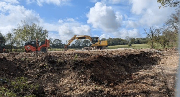 Land west of Redwood Farm, Jennie Green Lane, Medstead, May 1st 2025.