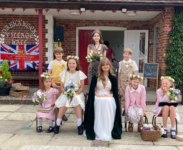 Royal turnout as Tilly crowned May Queen of Oakhanger