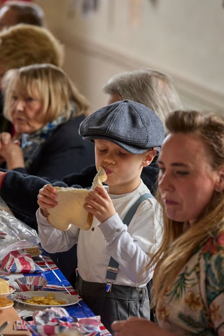 1940s lunch Binsted VE Day