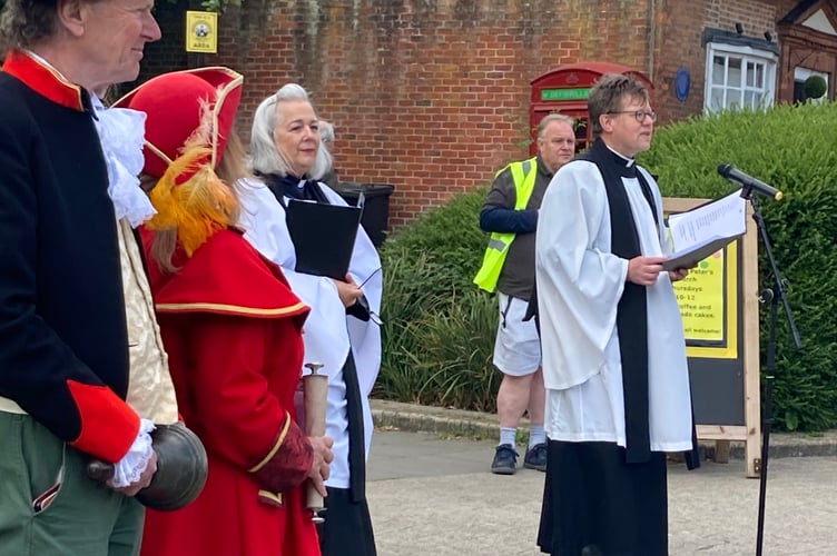 Rev Will Hughes VE Day Petersfield