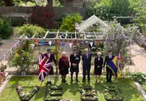 WATCH: Farnham care home residents celebrate VE Day with Royal British Legion visit