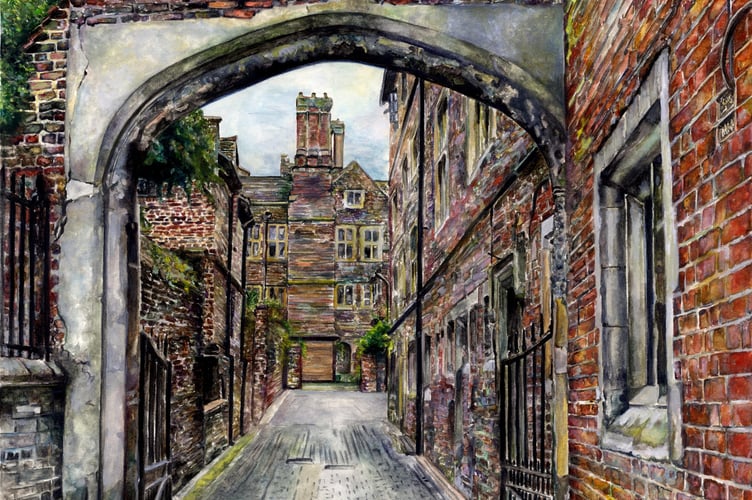 Susie Lidstone Farnham painting
