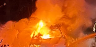 Police called following early morning car fire