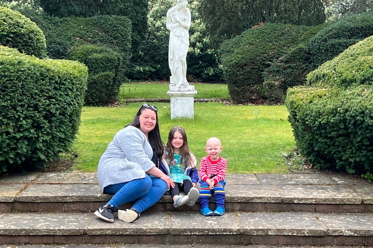 Felix Disney-Moore with sister Thea, and mum Hayley. The parents of a little boy diagnosed with two rare cancers before the age of three were "relieved" to discovered he had blood cancer instead of the disease in his eye spreading - because it gave him "a chance of survival". Felix Disney-Moore, four, had no symptoms until his mum, Hayley Disney, 40, spotted a white glow left eye and took him for a check-up at Frimley Park Hospital, Surrey. He was urgently referred to Royal London Hospital and diagnosed with bilateral retinoblastoma - a form of eye cancer that affects both eyes - and the family were told he'd need his left eye removed to save his life.