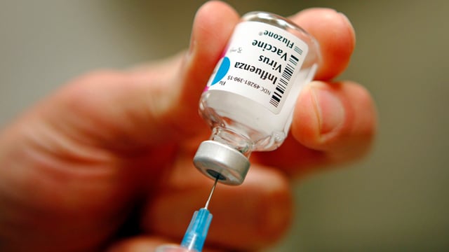 Flu vaccine.