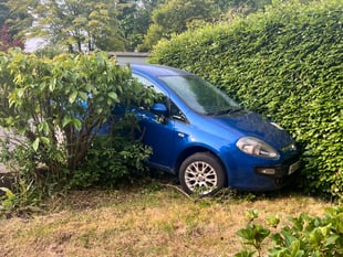 Driver leaves trail of destruction through villages