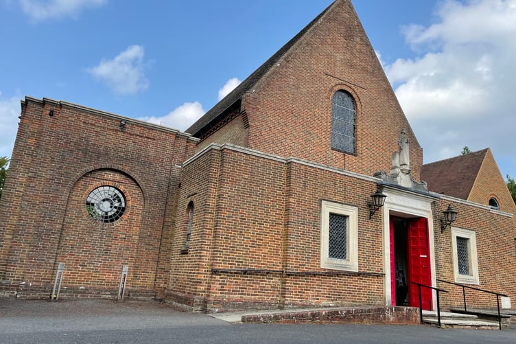 St Joan of Arc Catholic Church on Tilford Road.