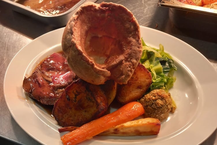 An example of the dishes being served at The Fox in Lower Bourne.