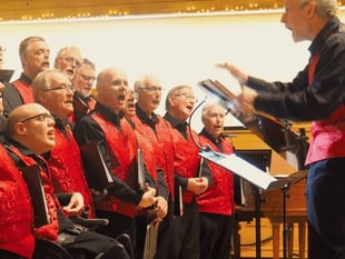 Natural Bourne entertainers as choir warms up for summer concert