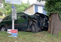 Woman hospitalised after crash outside Haslemere station