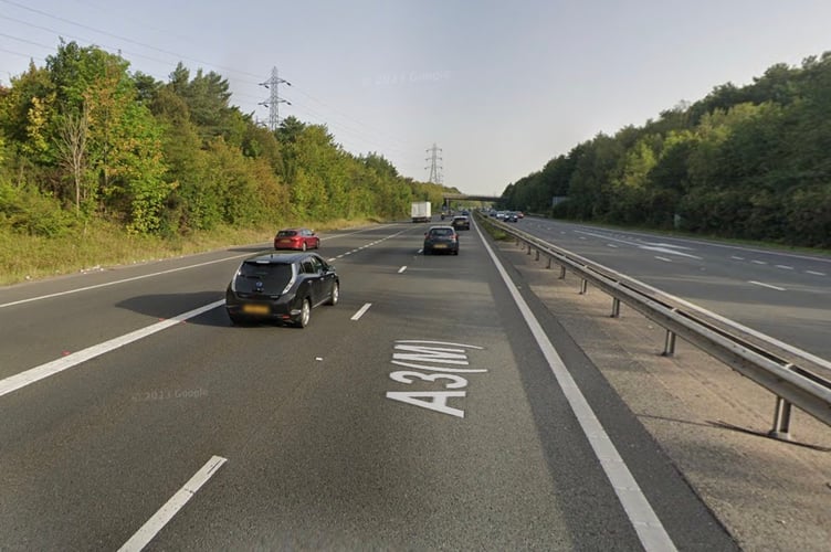 A3(M) Horndean northbound