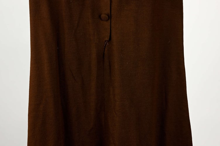A woollen dress, worn by Mollie Sugden in the popular BBC sitcom, Are You Being Served?