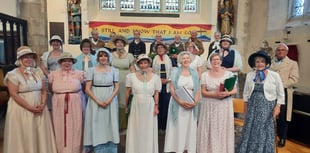 St Lawrence Choir in costume is climax to Jane Austen Regency Week 