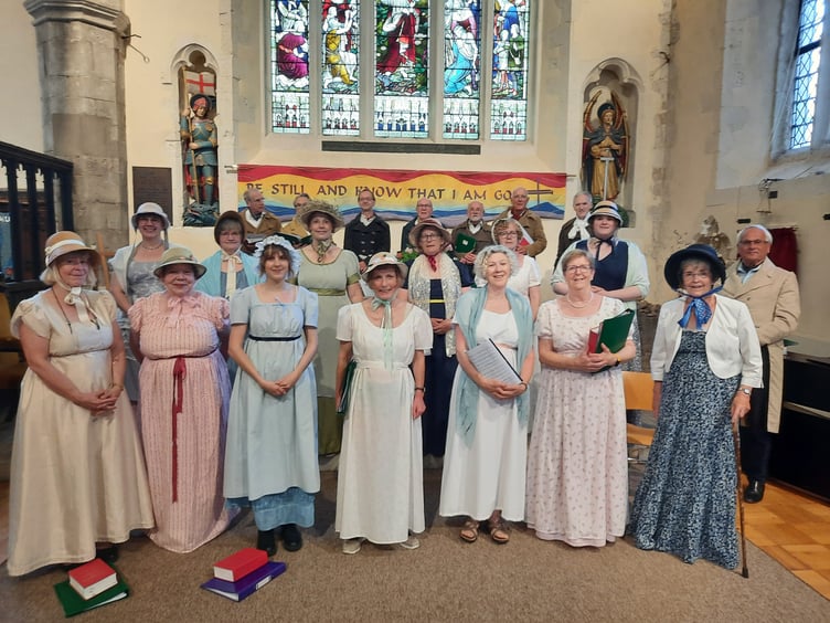 The Church of St Lawrence Choir, Lady Chapel, Regency Choral Evensong, Church of St Lawrence, Alton, June 29th 2025.