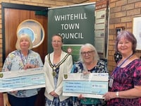 Mayor's final flourish as £1,860 handed to town charities
