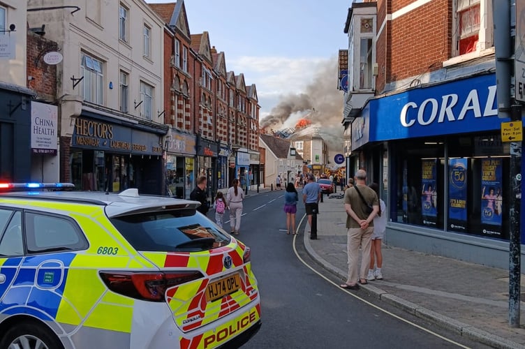 Lavant Street blaze Chapel Street Petersfield