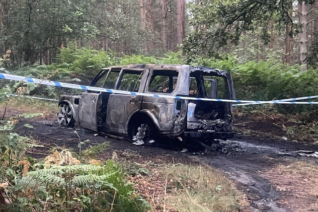 Car fire link to spate of early morning burglaries around East Hants