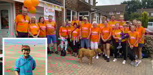 Fundraising family pound 10k in memory of brave youngster