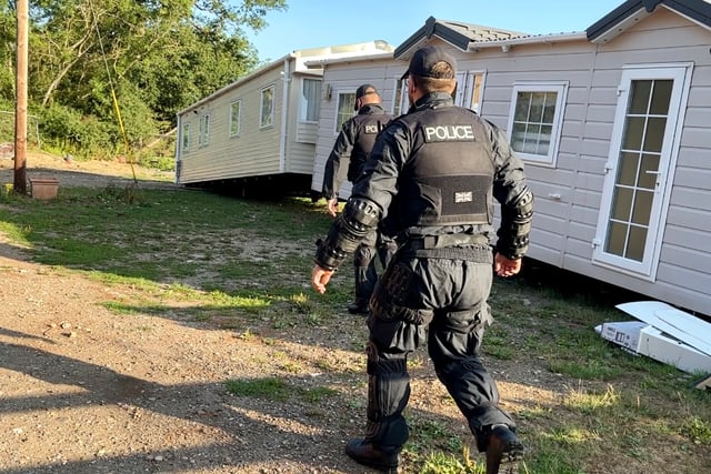 Police raid site in Odiham as part of vehicle theft investigation