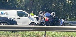 Accident on A31 Farnham bypass: Eastbound carriageway closed