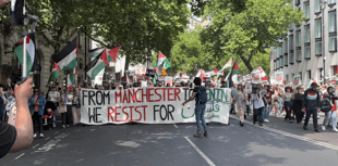 Surrey protesters join mass London rally over Gaza and UK arms sales