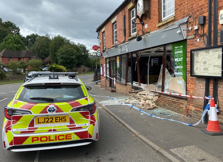 Elstead Spar Ram Raid PIC1