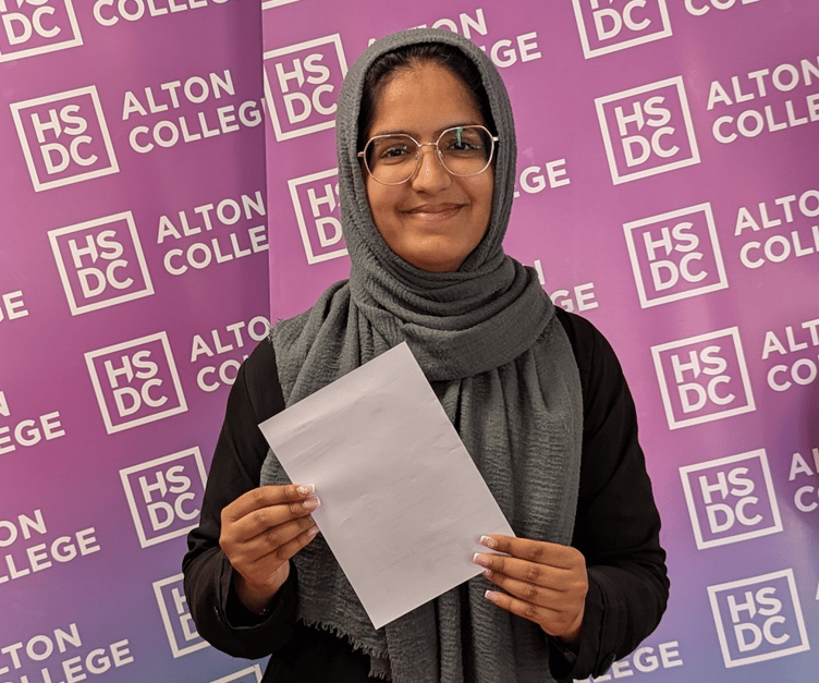 Alton College results day, August 14th 2025.