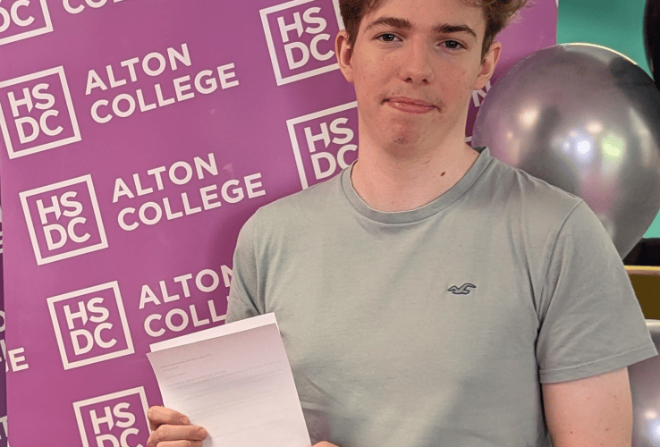 Alton College results day, August 14th 2025.