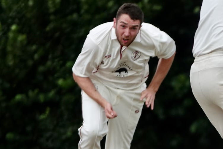 Clanfield bowler Matt Bradley took four wickets