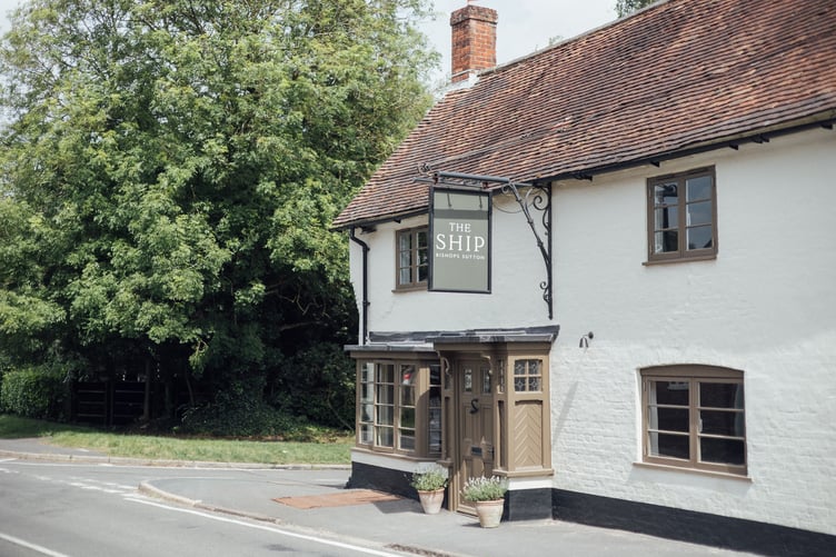 The Ship, Bishop's Sutton, June 2025.