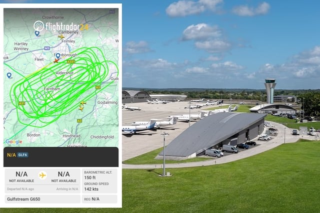 Trouble at 2,000 feet as jet forced to circle Farnham