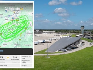 Trouble at 2,000 feet as jet forced to circle Farnham