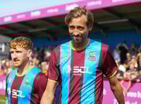 Ex-England striker Peter Crouch is Farnham Town mascot in FPL forfeit