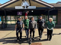 New police district commander meets residents and shopkeepers 