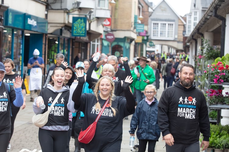 March for Men Kev Petersfield Big Ladder
