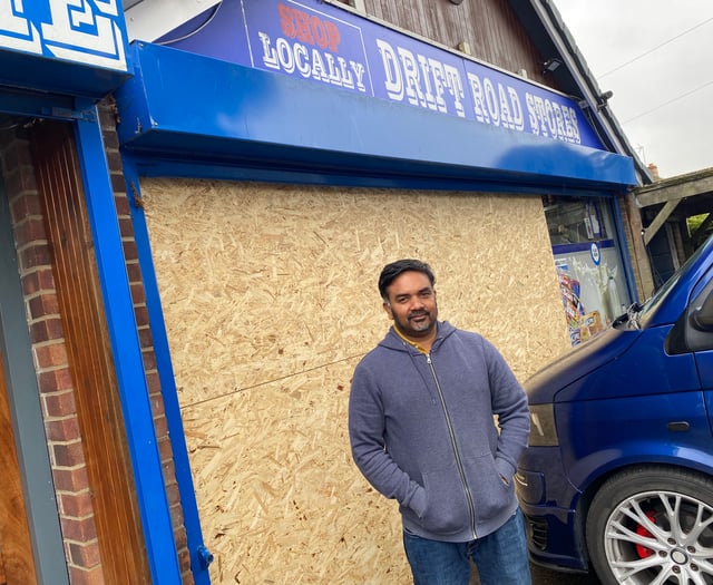 Whitehill store twice rammed as community rallies behind shopkeepers