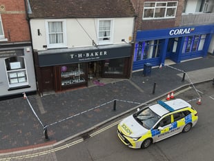 Jewellery stolen in smash and grab raid last night