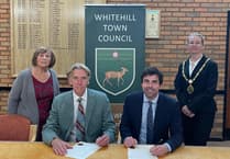 High five as Whitehill Town Council gives £13k funding boost to key pair