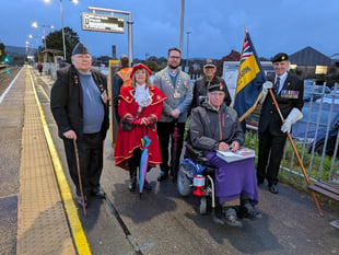 Station welcome was just the ticket for veteran RBL fundraiser 