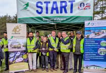 WATCH: Beacon of Peace Walk East Hampshire was a woodland wonder