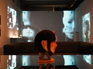 WATCH: Robot replica explores loneliness through Farnham exhibition
