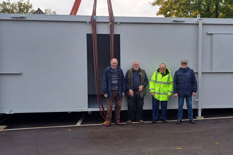 Bordon Men's Shed Shipping Container