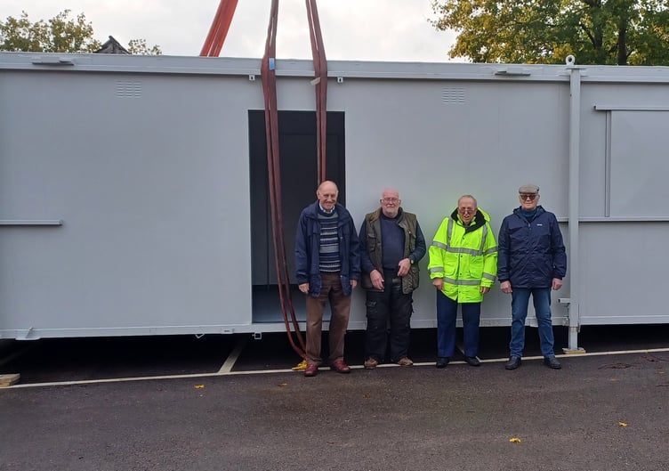 Bordon Men's Shed Shipping Container