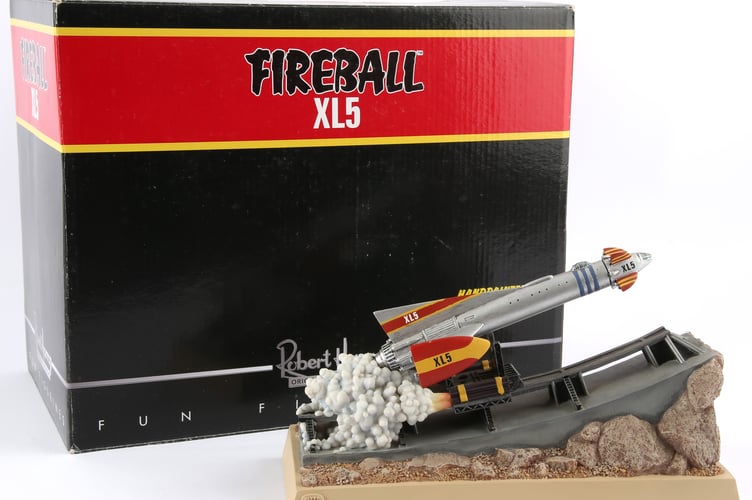 The Fireball XL5 limited edition resin figure.