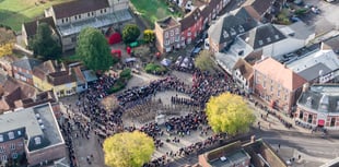 A town remembers as hundreds gather for Remembrance in Petersfield
