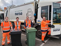 Bin collections back on track across East Hampshire