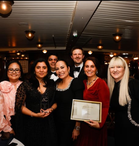 Staff from RMD Care at the Andor Awards.